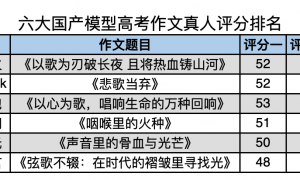 六大国产大模型高考作文实测：讯飞星火夺冠