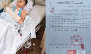 沈阳康平一半挂车为躲避追查侧翻，执法车辆被指驶离未施救